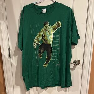 Green Hulk Graphic T-Shirt Men's Marvel Avengers: Infinity War Portrait 3XL